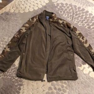 Full Zip Camouflage Fleece Jacket